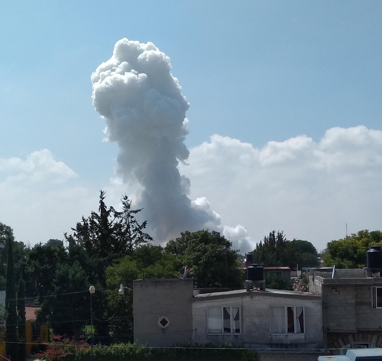 Explosión de taller dedicado a la pirotecnia