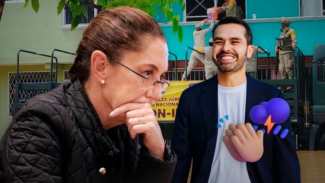 “Hace bien la presidenta en dar la cara”: Máynez respalda visita de Sheinbaum a Veracruz