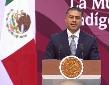 Omar García Harfuch habla del Plan Michoacán por la Paz y la Justicia.
