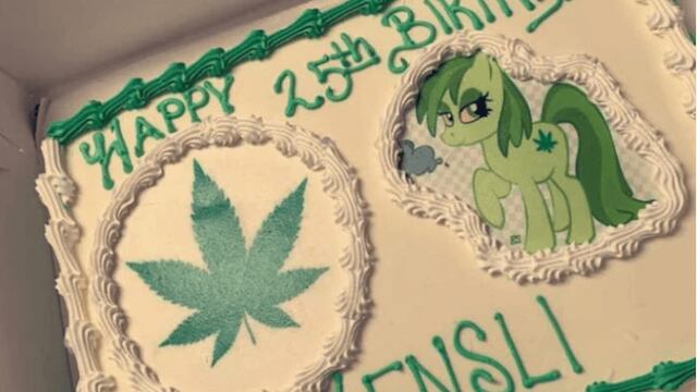 Pastel de mariguana.