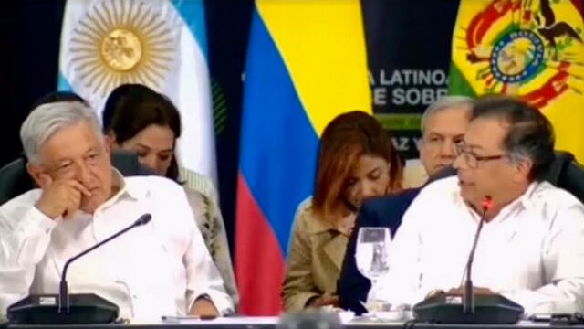 AMLO y Gustavo Petro