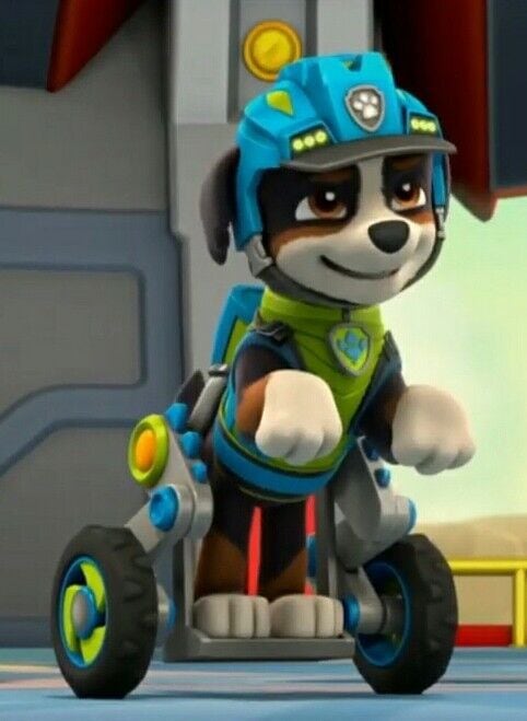 Fondos de pantalla de Rex, el cachorro de Paw Patrol en silla de ruedas