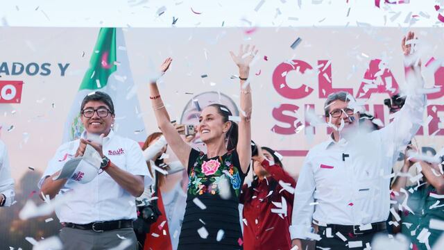 Claudia Sheinbaum en campaña presidencial