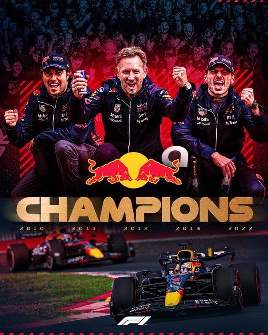 Red Bull Racing campeones de constructores 2022