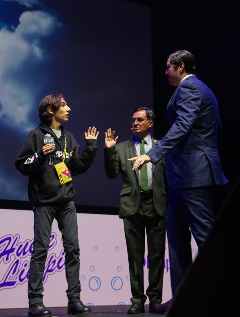 Edgar Villa y Fernando Bonilla, actores de La Oficina