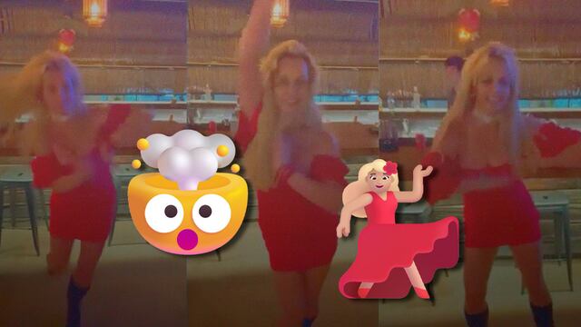 Britney Spears bailando salsa dejó perturbadoras imágenes