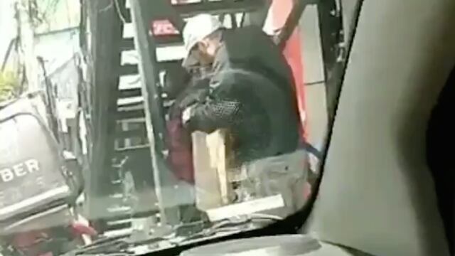 Repartidor de Uber EATS.