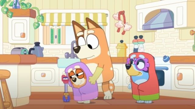 Dibujos de la abuela Bluey para colorear por el Día de los Abuelos en México