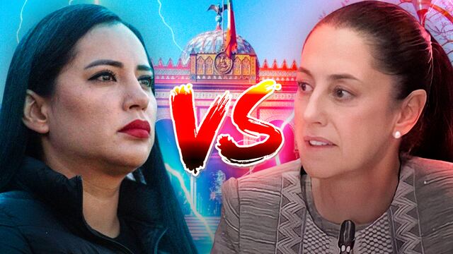 Claudia Sheinbaum y Sandra Cuevas. Kiosko Morisco