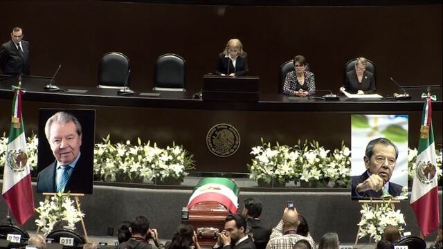 Muerte de Porfirio Muñoz Ledo: Inicia homenaje luctuoso en la Cámara de Diputados