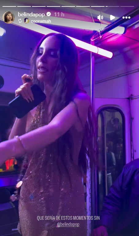 Belinda en microbús de la CDMX