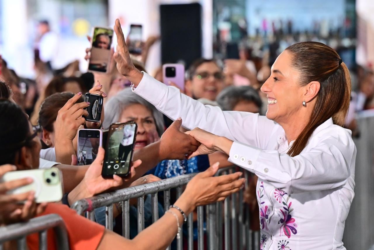 Claudia Sheinbaum recorrió Ixtapaluca, Chimalhuacán y Tecámac junto a la gobernadora Delfina Gómez