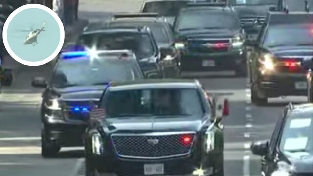 El impresionante operativo para el traslado de Joe Biden en la CDMX para llegar a Palacio Nacional