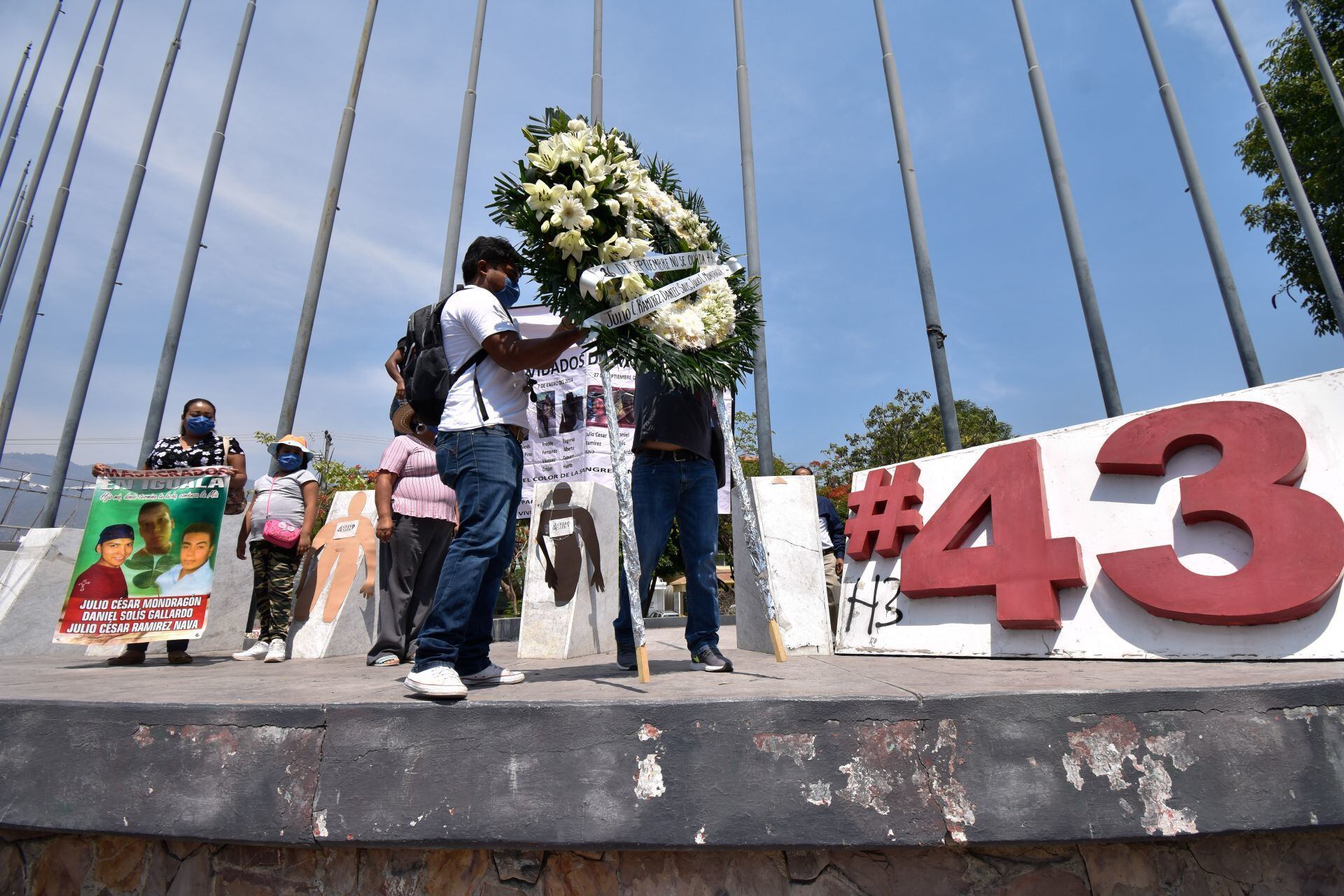 Protesta en Guerrero por los 43.