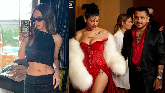 Belinda, Cazzu y Christian Nodal.