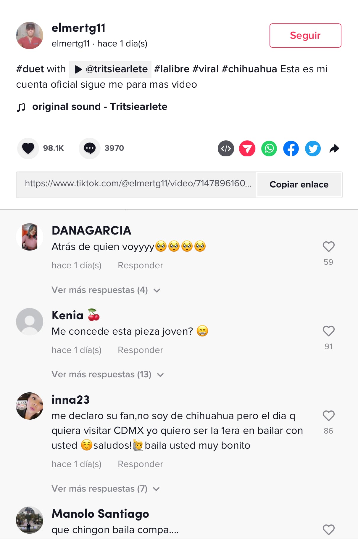 VIDEO: Este es el baile más viral en TikTok y ya le piden que lo preste