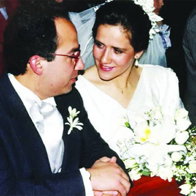Felipe Calderón y Margarita Zavala