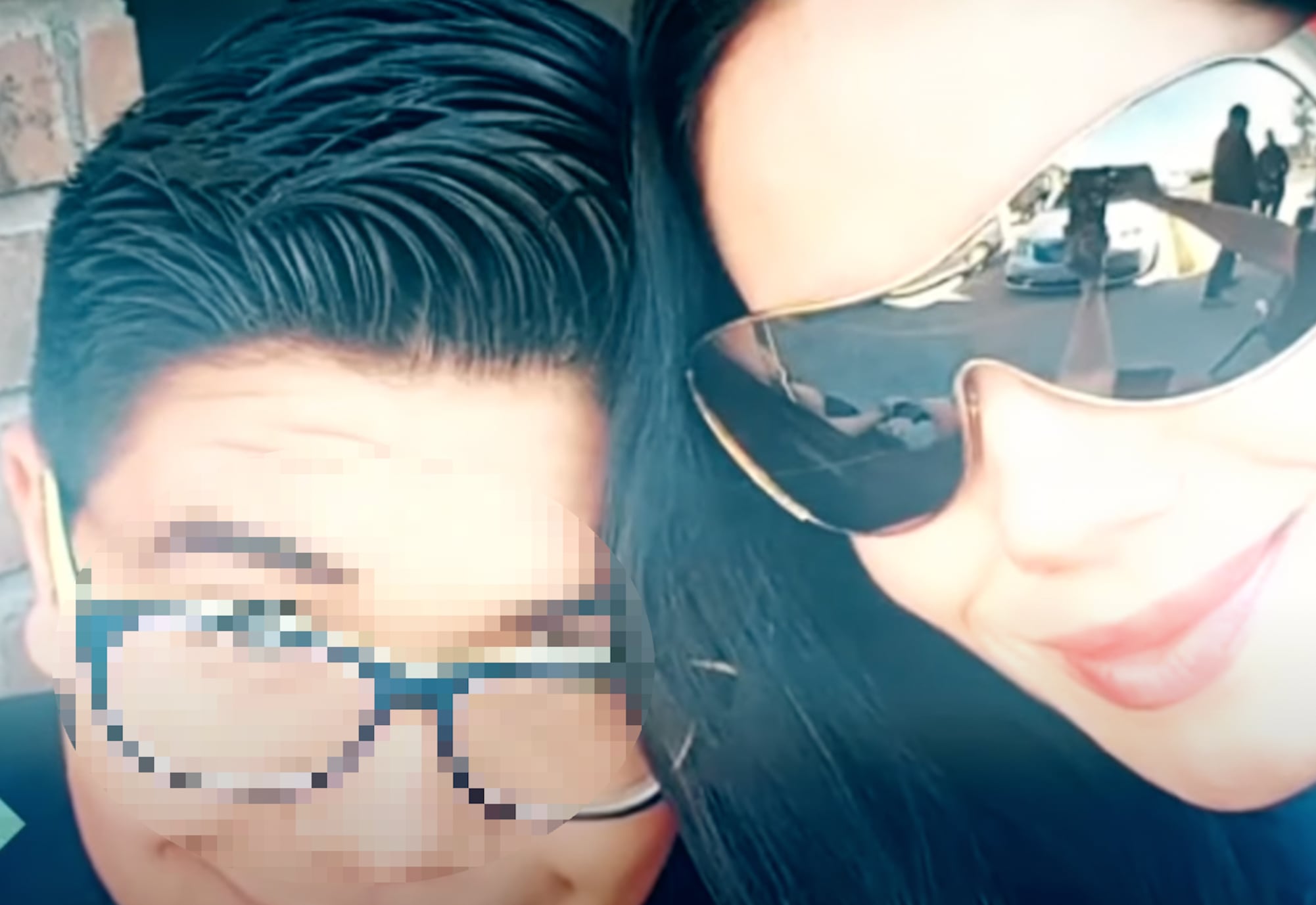 Marlene Calderón y su hijo Orlando