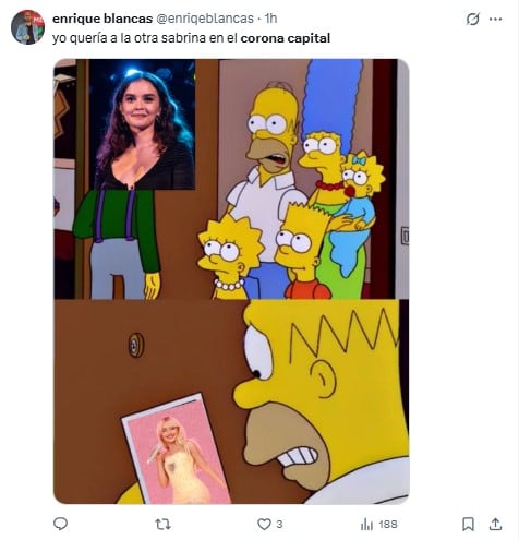 Memes por el cartel del Corona Capital 2025