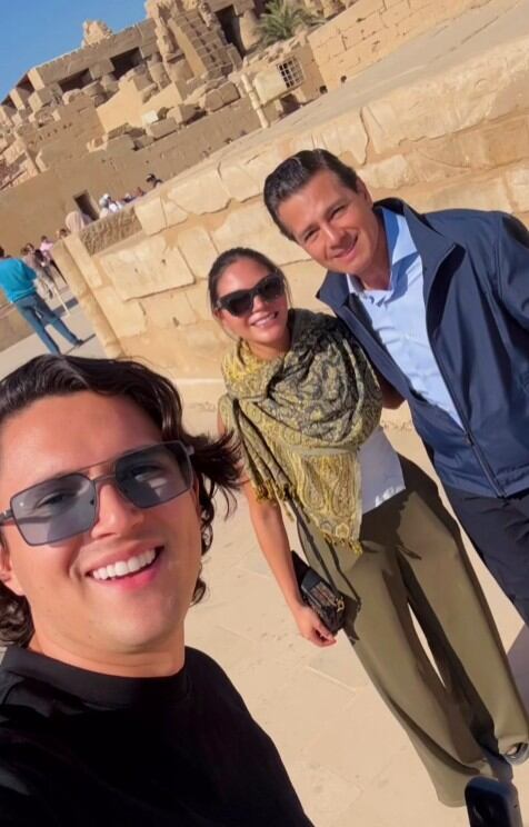 Enrique Peña Nieto reaparece en Egipto