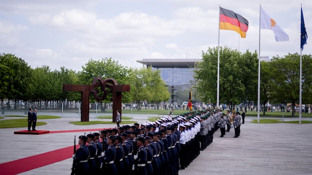 Ceremonia oficial en Berlín, Alemania