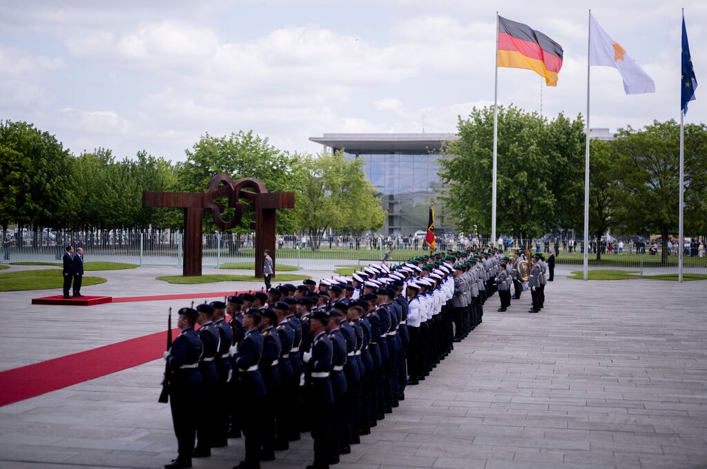 Ceremonia oficial en Berlín, Alemania