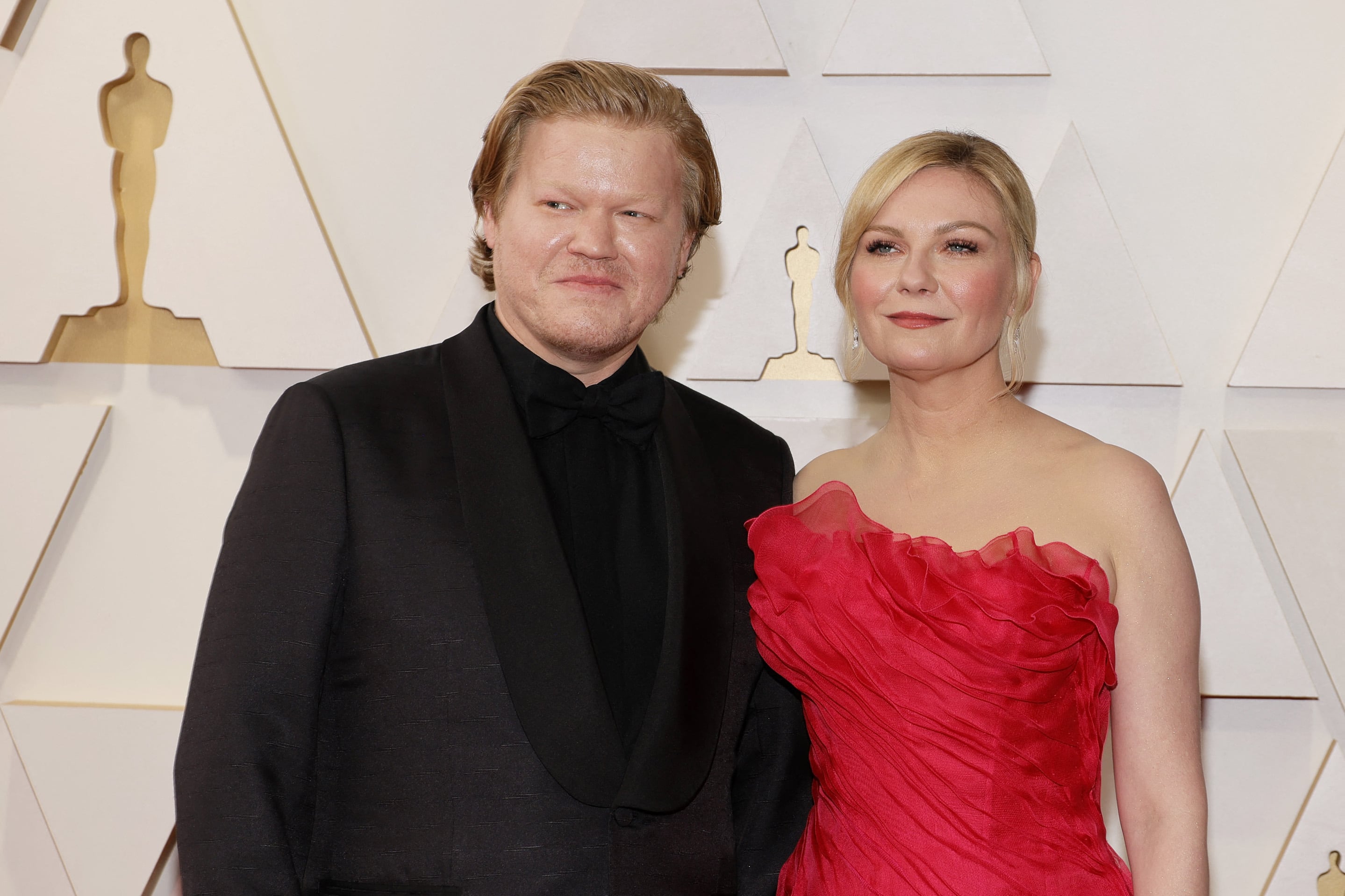 Jesse Plemons y Kirsten Dunst en Oscar 2022.