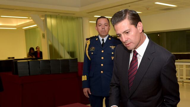 Enrique Peña Nieto, expresidente de México.