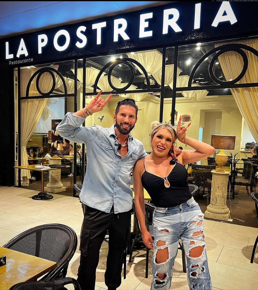 Wendy Guevara visitó La Postrería, negocio de Poncho de Nigris