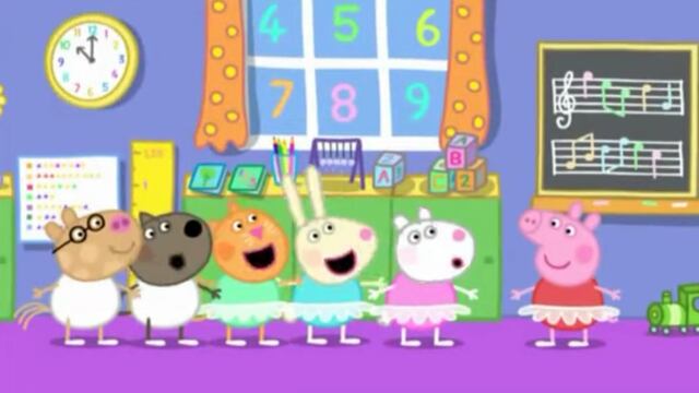 Peppa Pig clases de ballet