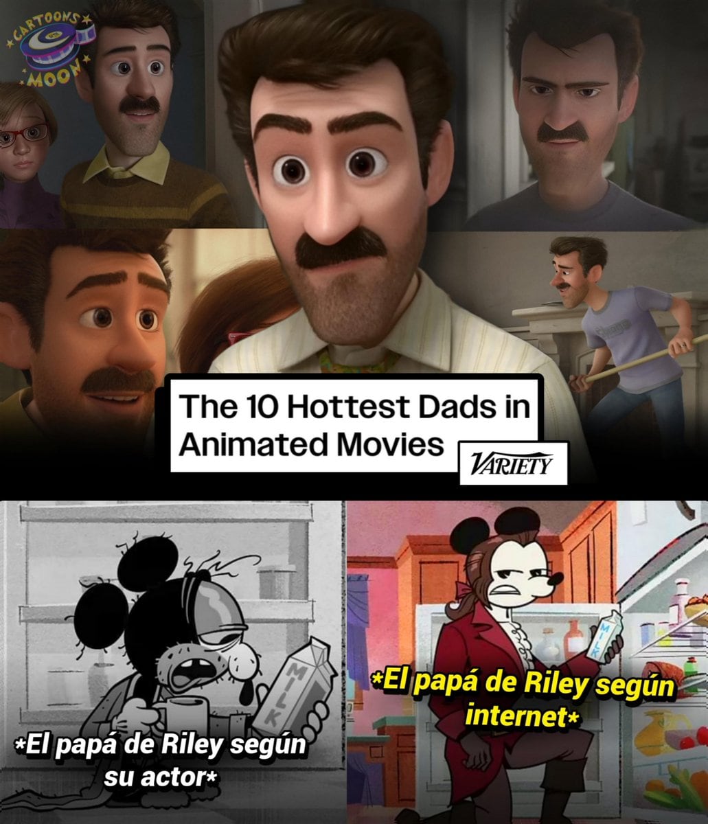 Memes del papá de Riley en Intensamente 2