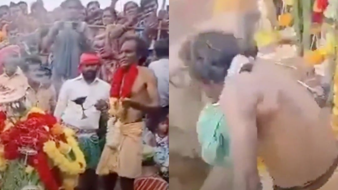 Sacerdote hindú intenta volar desde una montaña, pero terminó cayendo y murió