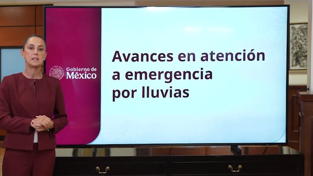 Claudia Sheinbaum informa sobre avances de atención a la emergencia