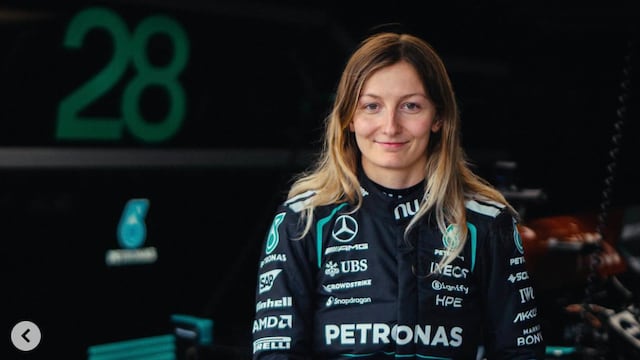 Doriane Pin hace historia: primera mujer en pilotar un F1 de Mercedes