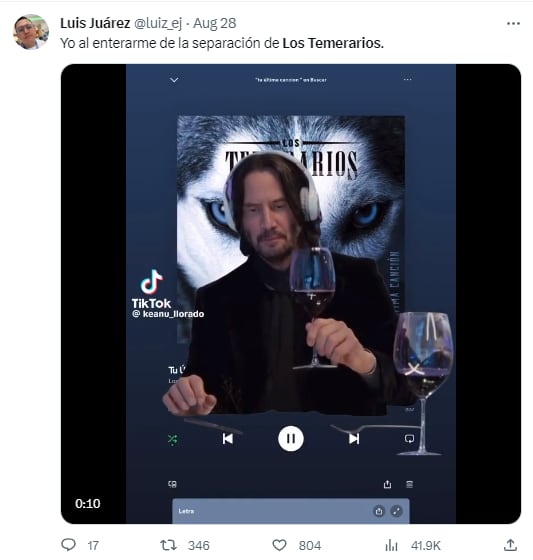 Memes por el adiós de Los Temerarios