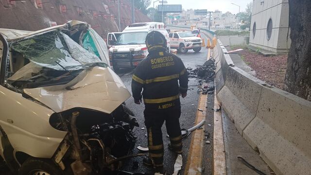 Supervía Poniente: Fuerte choque dejó 3 muertos y esto se sabe del terrible accidente en Álvaro Obregón