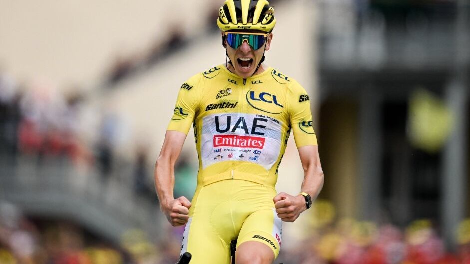 Tadej Pogacar domina la primera etapa pirenaica del Tour de Francia 2024