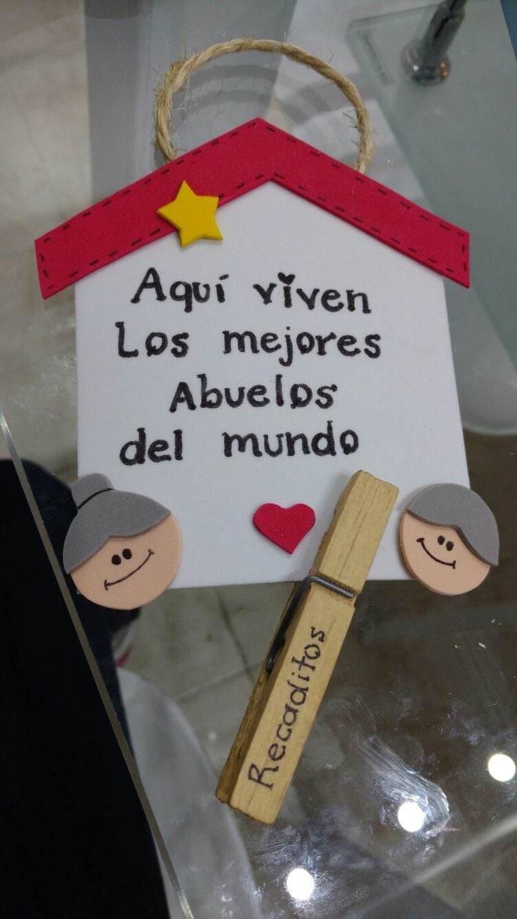 Cartas para el Día del Abuelo 2023: Letrero de bienvenida