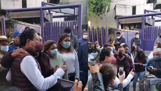 Felix Salgado Macedonio plantón INE