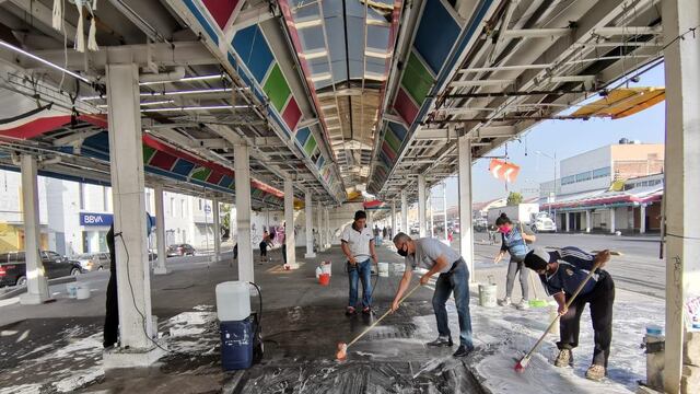 Jornada de sanitización en Tepito