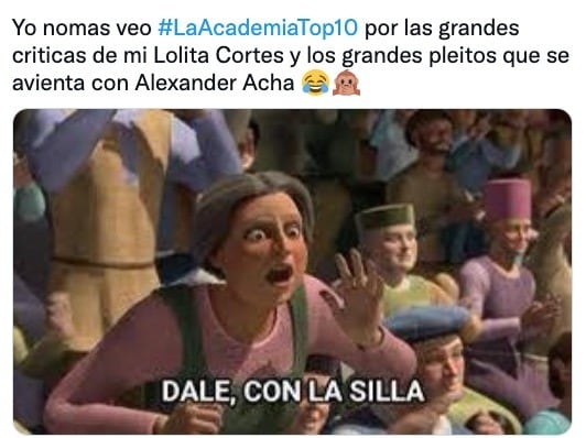 Memes pelea entre Alexander Acha y Lolita Cortés