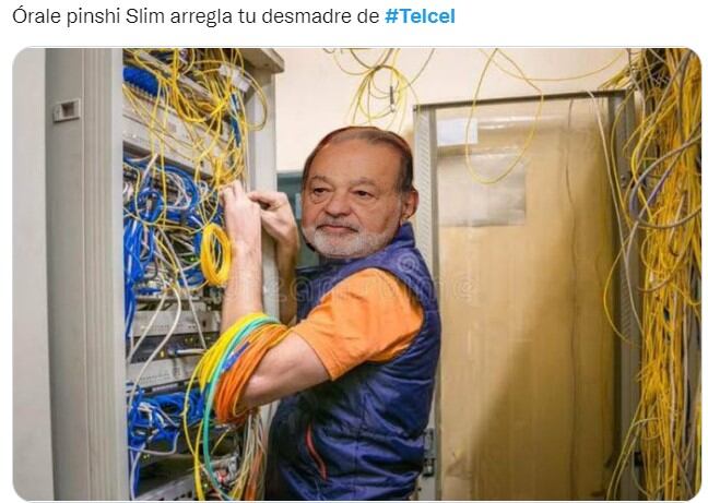 Memes por caída de Telcel