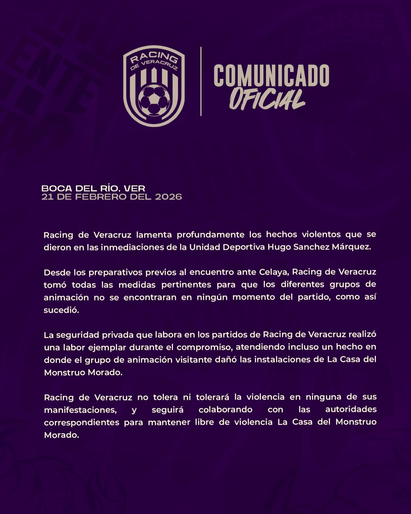 Riña entre barras del Racing Veracruz y Club Celaya deja un muerto