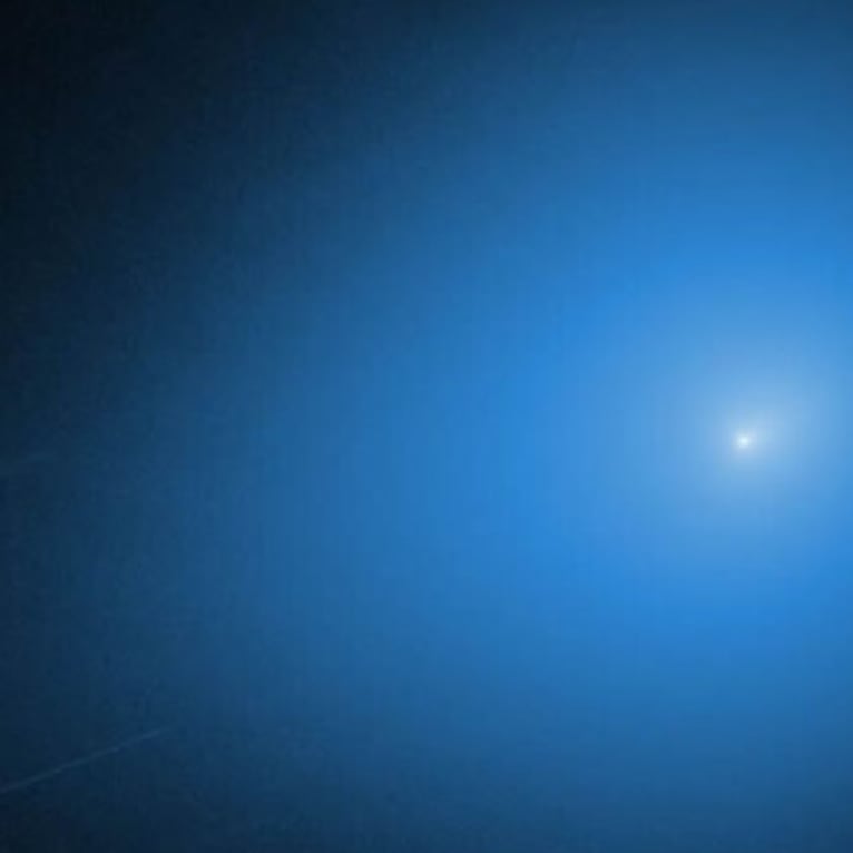 La sorprendente imagen del cometa 3I/ATLAS tomada por el Hubble