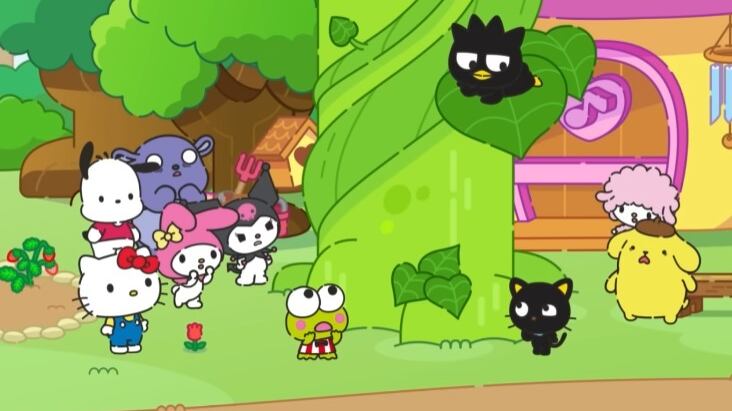 El tallo de frijoles de Hello Kitty: Capítulo en tres partes en YouTube y español por el Día Mundial del Árbol