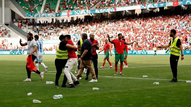 Argentina contra Marruecos en los Juegos Olímpicos de París 2024