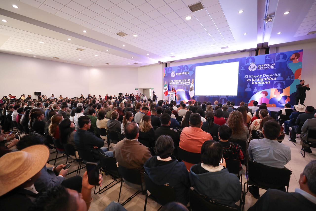 Inauguración del primer foro estatal de Derechos Humanos en Guanajuato