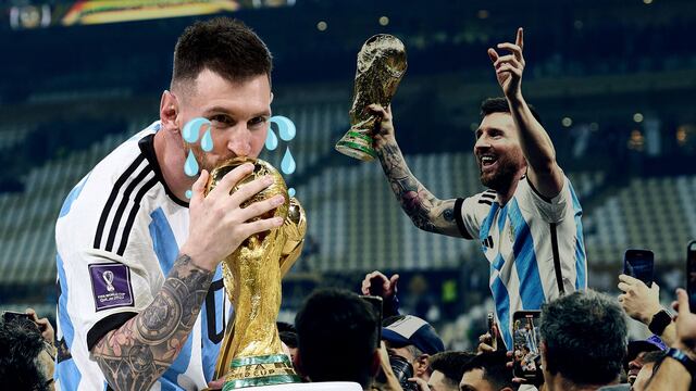 Lionel Messi, campeón con Argentina en Qatar 2022.