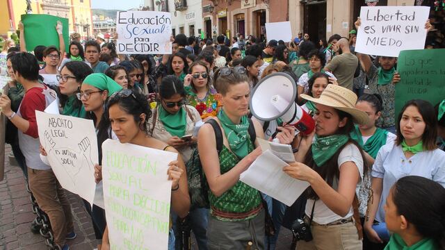 Protesta en Guanajuato.