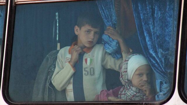 (Imagen ilustrativa) Niños afectados por la Guerra en Siria